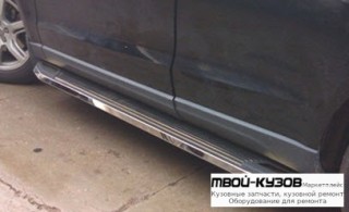 ПОРОГ-ПОДНОЖКА ЛЕВАЯ + ПРАВАЯ (КОМПЛЕКТ) для Toyota HIGHLANDER (2010-2013)