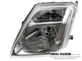 ФАРА ЛЕВАЯ СТОРОНА ПОД КОРРЕКТОР (DEPO) для Citroen C2 (10.2003-)