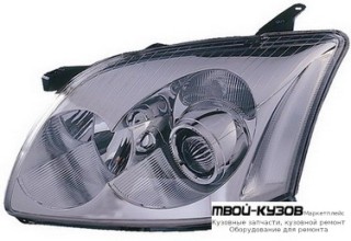 ФАРА ЛЕВАЯ СТОРОНА ПОД КОРРЕКТОР (ориг.) для Toyota AVENSIS (2003-2007)