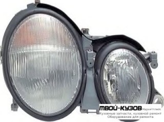 ФАРА ПРАВАЯ СТОРОНА С КОРРЕКТОР (КСЕНОН) (DEPO) для Mercedes W208 (1998-2002)