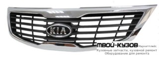 РЕШЕТКА РАДИАТОРА С ХРОМ МОЛДИНГ ТЕМНО-СЕРЫЙ (ТАЙВАНЬ) для KIA SPORTAGE (2010-2016)