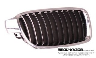 РЕШЕТКА РАДИАТОРА ПРАВАЯ СТОРОНА ХРОМ-ЧЁРНЫЙ (ТАЙВАНЬ) для BMW F30 3 series (2012-)