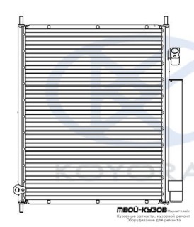 JAZZ {FIT} КОНДЕНСАТОР КОНДИЦИОНЕРА (KOYO) для Honda JAZZ / FIT (2001-)
