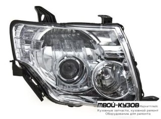 ФАРА ПРАВАЯ СТОРОНА ПОД КОРРЕКТОР (КСЕНОН) (DEPO) для Mitsubishi PAJERO / MONTERO (2007-)