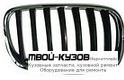 РЕШЕТКА РАДИАТОРА ПРАВАЯ СТОРОНА ХРОМ-ЧЁРНЫЙ (ТАЙВАНЬ) для BMW E70 X5 (2007-)
