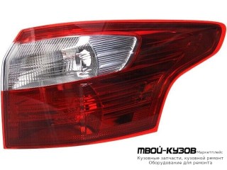 ФОНАРЬ ЗАДНИЙ ВНЕШНИЙ ПРАВАЯ СТОРОНА (УНИВЕРСАЛ) С ДИОД (DEPO) для Ford FOCUS (2011-2014)