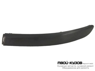 МОЛДИНГ БАМПЕРА ПЕРЕДНИЙ ЛЕВАЯ СТОРОНА ЧЁРНЫЙ для Toyota YARIS (1999 - 11.2002) (12.2002 - 07.2005)