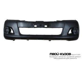 БАМПЕР ПЕРЕДНИЙ +/- ОТВ П/ПРОТИВОТУМ БЕЗ ОТВ П/РАСШИРИТ (КИТАЙ) для Toyota HILUX (2011-2015)