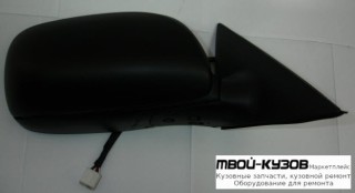 ЗЕРКАЛО ПРАВАЯ СТОРОНА ЭЛЕКТР С ПОДОГРЕВОМ , АВТОСКЛАДЫВ (CONVEX) ГРУНТ (ТАЙВАНЬ) для Toyota CAMRY V40 (01.2006-)