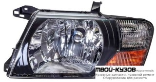 ФАРА ЛЕВАЯ СТОРОНА ПОД КОРРЕКТОР (DEPO) для Mitsubishi PAJERO / MONTERO (2000-2002) (2003-)