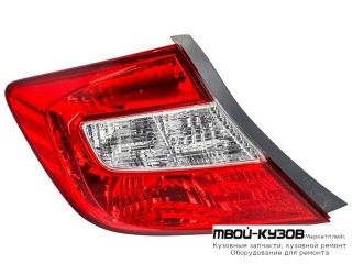 ФОНАРЬ ЗАДНИЙ ВНЕШНИЙ ЛЕВАЯ СТОРОНА (СЕДАН) (DEPO) для Honda CIVIC (2012-) СЕДАН