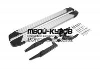 F173AL.5503.1 - ПОРОГИ-ПОДНОЖКИ (КОМПЛЕКТ) Silver (RIVAL) Suzuki SX4 (2015-)
