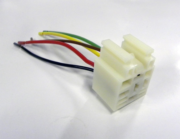 Колодка соединительная реле блока предохранителей ВАЗ-1118,2110,2170 (АВАР) (с 5-ю проводами)