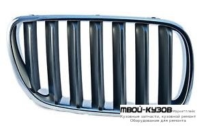 РЕШЕТКА РАДИАТОРА ПРАВАЯ СТОРОНА ХРОМ-ЧЁРНЫЙ (ТАЙВАНЬ) для BMW E83 X3 (01.2004-)