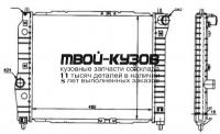 61636K - РАДИАТОР ОХЛАЖДЕНИЯ (КИТАЙ) Chevrolet Aveo T200 (2004-)