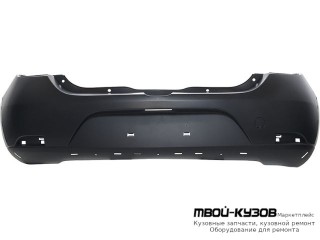 БАМПЕР ЗАДНИЙ (ТАЙВАНЬ) для Renault LOGAN / SANDERO (2014-)