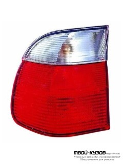 ФОНАРЬ ЗАДНИЙ ВНЕШНИЙ ЛЕВАЯ СТОРОНА (УНИВЕРСАЛ) (DEPO) КРАСНЫЙ-БЕЛ для BMW E39 (11.1995 - 2003)