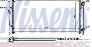 РАДИАТОР ОХЛАЖДЕНИЯ (см.каталог) для Volkswagen GOLF III (11.1991 - 09.1997), Volkswagen VENTO (02.1992 - 08.1998)