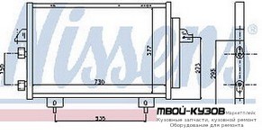 RAV4 КОНДЕНСАТОР КОНДИЦИОНЕРА (см.каталог) для Toyota RAV4 (2000-2003) (2004-2005)