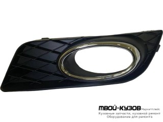 РЕШЕТКА БАМПЕРА ПЕРЕДНИЙ ПРАВАЯ СТОРОНА С ОТВЕРСТИЯМИ ПОД ПРОТИВОТУМАННЫЕ ФАРЫ (СЕДАН) (КИТАЙ) для Honda CIVIC (2012-) СЕДАН