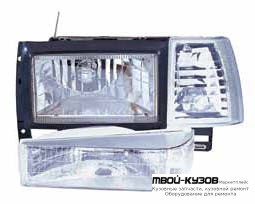 ФАРА ЛЕВАЯ + ПРАВАЯ (КОМПЛЕКТ) ТЮНИНГ ХРУСТАЛ (DEPO) для Ford EXPLORER (1991-1994)