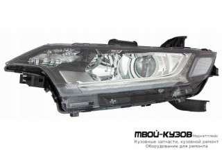 ФАРА ЛЕВАЯ СТОРОНА ЛИНЗОВАННАЯ С КОРРЕКТОР , ДИОД (DEPO) для Mitsubishi OUTLANDER (2013-)