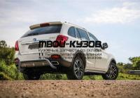R.3303.007 - ЗАЩИТА ЗАДНЕГО БАМПЕРА d57 скоба (RIVAL) Lifan X60 (2016-)