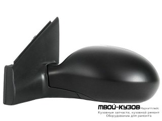 ЗЕРКАЛО ЛЕВАЯ СТОРОНА ЭЛЕКТР С ПОДОГРЕВОМ (ASPHERICAL) ГРУНТ (ТАЙВАНЬ) для Citroen C5 (03.2001 - 09.2004) (10.2004-)