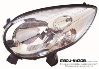 ФАРА ЛЕВАЯ СТОРОНА ПОД КОРРЕКТОР (DEPO) для Citroen C1 (2005-)