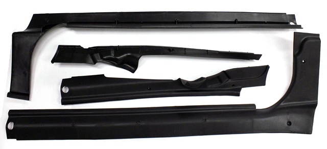 Облицовка порогов салона ВАЗ-2110 (кмп)