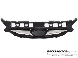 РЕШЕТКА РАДИАТОРА С ХРОМ МОЛДИНГ (КИТАЙ) для Hyundai SOLARIS (2011-)