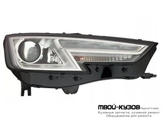 ФАРА ПРАВАЯ СТОРОНА С КОРРЕКТОР , ДИОД (КСЕНОН) (DEPO) для Audi A4 (2015-)