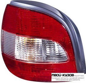 ФОНАРЬ ЗАДНИЙ ВНЕШНИЙ ПРАВАЯ СТОРОНА (DEPO) для Renault SCENIC (08.1999 - 2003)