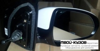 ЗЕРКАЛО ПРАВАЯ СТОРОНА МЕХАН С ТРОСИК (КИТАЙ) для Hyundai SOLARIS (2017-)