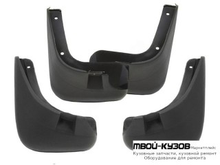 БРЫЗГОВИК ПЕРЕДНИЙ КРЫЛА ЛЕВАЯ + ПРАВАЯ (КОМПЛЕКТ) + ЗАДНИЙ (4 ШТ) (СЕДАН) (КИТАЙ) для Ravon GENTRA (2015-), Chevrolet LACETTI (2004-) / DAEWOO NUBIRA (2004-)