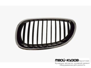 РЕШЕТКА РАДИАТОРА ЛЕВАЯ СТОРОНА ХРОМ-ЧЁРНЫЙ (ТАЙВАНЬ) для BMW E60 (2002-)