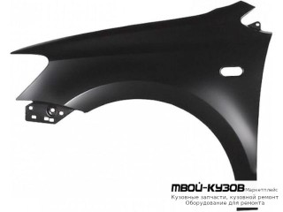 КРЫЛО ПЕРЕДНИЙ ЛЕВАЯ СТОРОНА С ОТВ ПОД ПОВТОРИТЕЛЬ (СЕДАН) (РОССИЯ) для Volkswagen POLO (09.2010 - 2020)