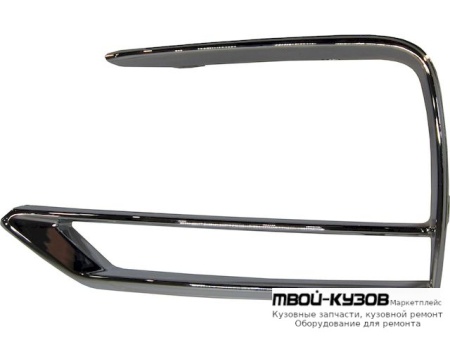 МОЛДИНГ РЕШЕТКИ БАМПЕРА ЛЕВАЯ СТОРОНА ХРОМ (КИТАЙ) для Chery TIGGO 8 PRO (2021-) / PRO MAX (2022-)