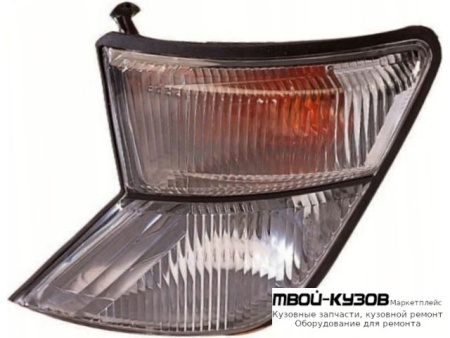 УКАЗ.ПОВОРОТА УГЛОВОЙ ЛЕВАЯ СТОРОНА (DEPO) БЕЛЫЙ для Nissan PATROL GR (1998 - 09.2002) (10.2002 - 07.2004)