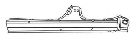 CAMRY ПОРОГ левый