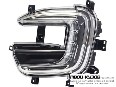 ФАРА ПРОТИВОТУМАННАЯ ЛЕВАЯ СТОРОНА DRL( ХОД. ОГНИ) , БЕЗ ПРОТИВОТУМ (КИТАЙ) для Renault KAPTUR (2016-)