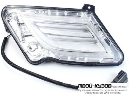 ФОНАРЬ ГАБАРИТНЫЙ ЛЕВАЯ СТОРОНА В ПЕРЕД БАМПЕР ДИОД (DEPO) для Volvo S60 (2010-)