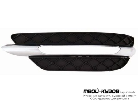РЕШЕТКА БАМПЕРА ПЕРЕДНИЙ ЛЕВАЯ СТОРОНА (DEPO) для Mercedes W204 (2007-)