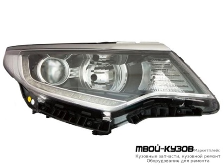 ФАРА ПРАВАЯ СТОРОНА ЛИНЗОВАННАЯ БЕЗ ДИОД (КИТАЙ) для KIA OPTIMA (2011-2016)