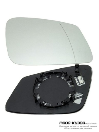 СТЕКЛО ЗЕРКАЛА ПРАВАЯ СТОРОНА С ПОДОГРЕВОМ (ASPHERICAL) (ТАЙВАНЬ) для BMW E84 X1 (2009-), BMW F20 / F21 1 series (2011-), BMW F30 3 series (2012-)