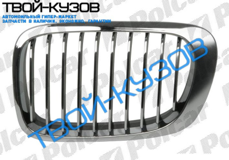 3 E46 COUPE/CABRIO 0599-0303 РЕШЕТКА ЛЕВАЯ ХРОМ