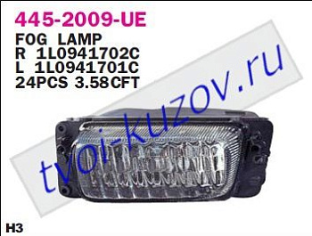 toledo фара противотуманная левая 445-2009L-UE