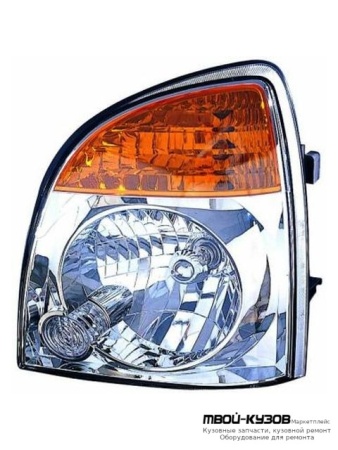 ФАРА ЛЕВАЯ СТОРОНА ПОД КОРРЕКТОР (DEPO) для Hyundai PORTER H100 (2004-) +ТАГАЗ