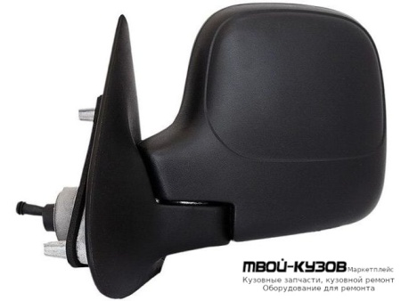 ЗЕРКАЛО ЛЕВАЯ СТОРОНА МЕХАН С ТРОСИК (CONVEX) (ТАЙВАНЬ) для Peugeot PARTNER / CITROEN BERLINGO (10.1996-), Citroen BERLINGO / PEUGEOT PARTNER (01.2003-), Citroen BERLINGO / PEUGEOT PARTNER (10.1996 - 12.2002)