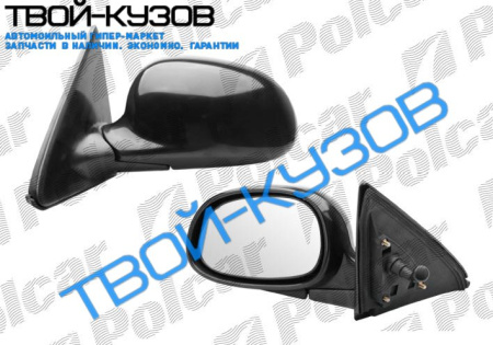 CIVIC HB/COUPE 92-95 ЗЕРКАЛО R МЕХ.,ЧЕРНОЕ/ПОД ПОКРАСКУ, ВЫПУКЛОЕ CIVIC HB/COUPE 92-95 ЗЕРКАЛО R МЕХ.,ЧЕРНОЕ/ПОД ПОКРАСКУ, ВЫПУКЛОЕ